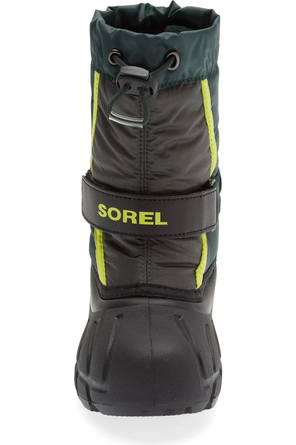 Детские ботинки утепленные непромокаемые Flurry Weather Resistant SOREL, Spruce/Grill — фото 4