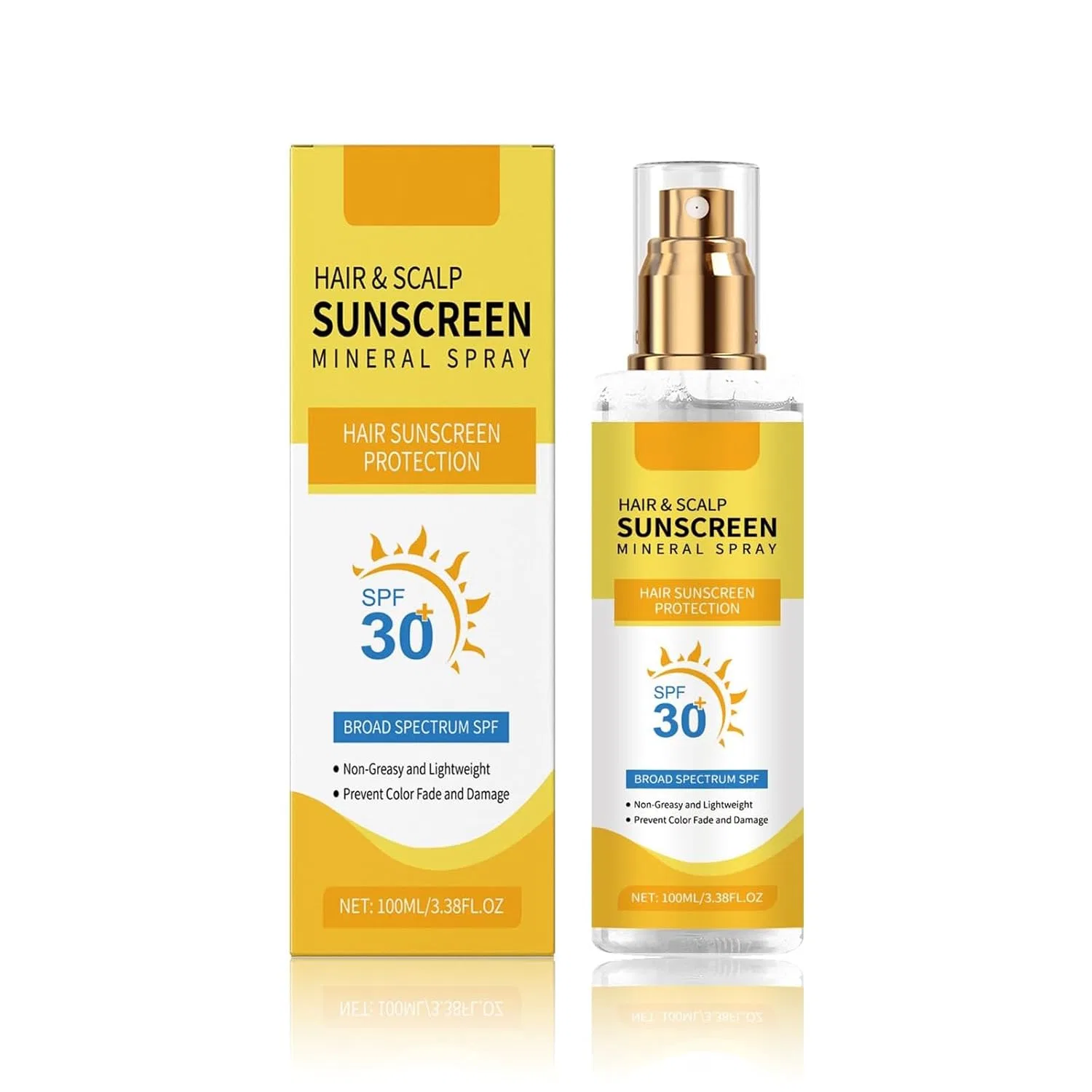Спрей для кожи головы с SPF 30, Mineral, 100 мл, 1PC Generic