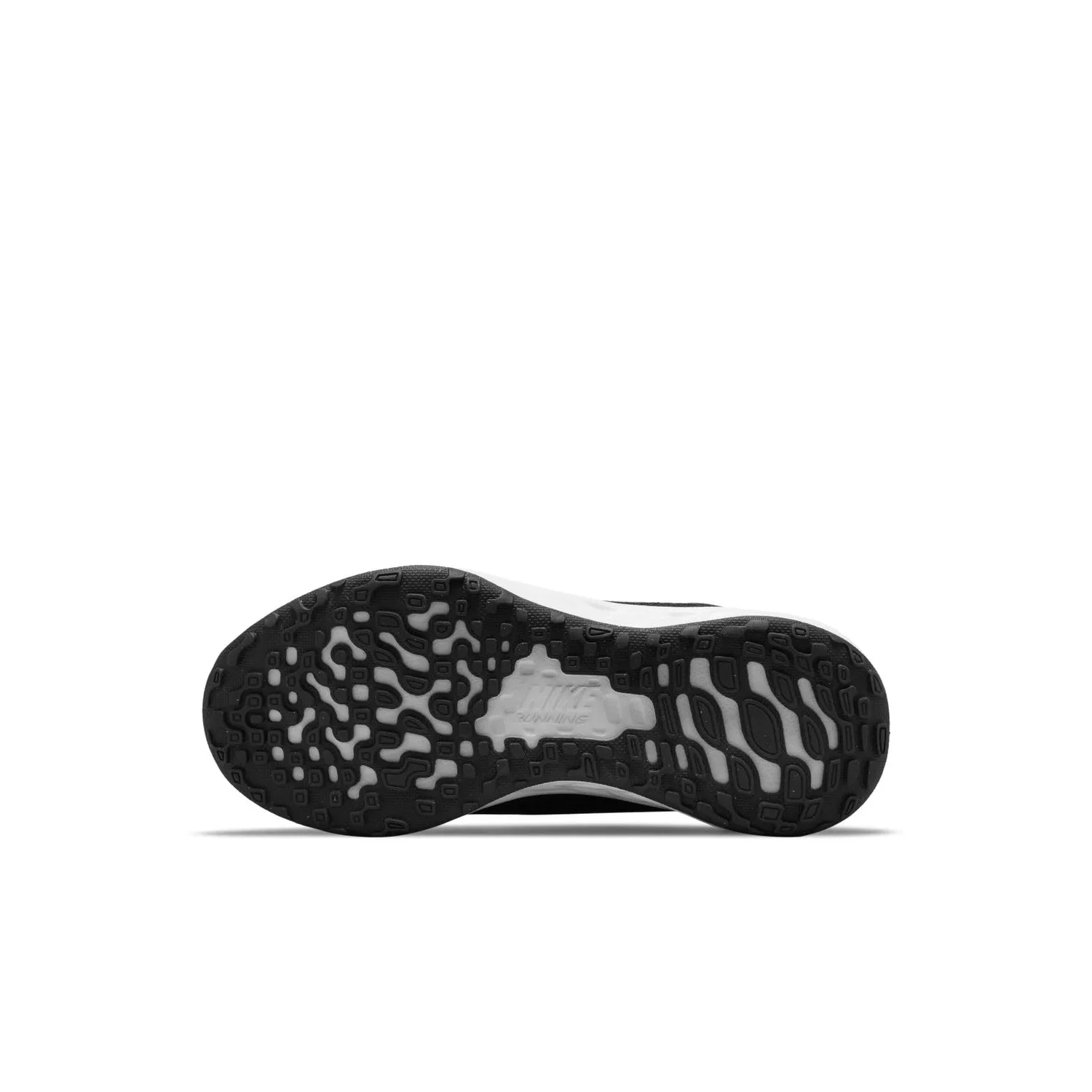 Детские кроссовки для мальчиков с мягкой подошвой Revolution 6 NIKE, Black Black White Dk Smoke Grey — фото 2