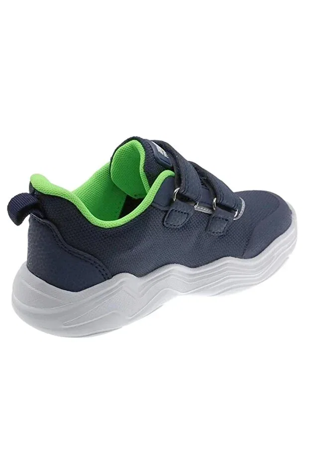 Детские спортивные кроссовки для мальчиков со светодиодной подсветкой Beppi, Navy Blue Green — фото 2