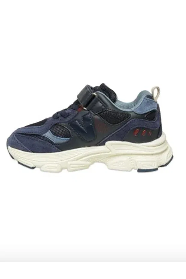 Детские туфли для девочек с детским принтом Vicco, Navy Blue — фото 2