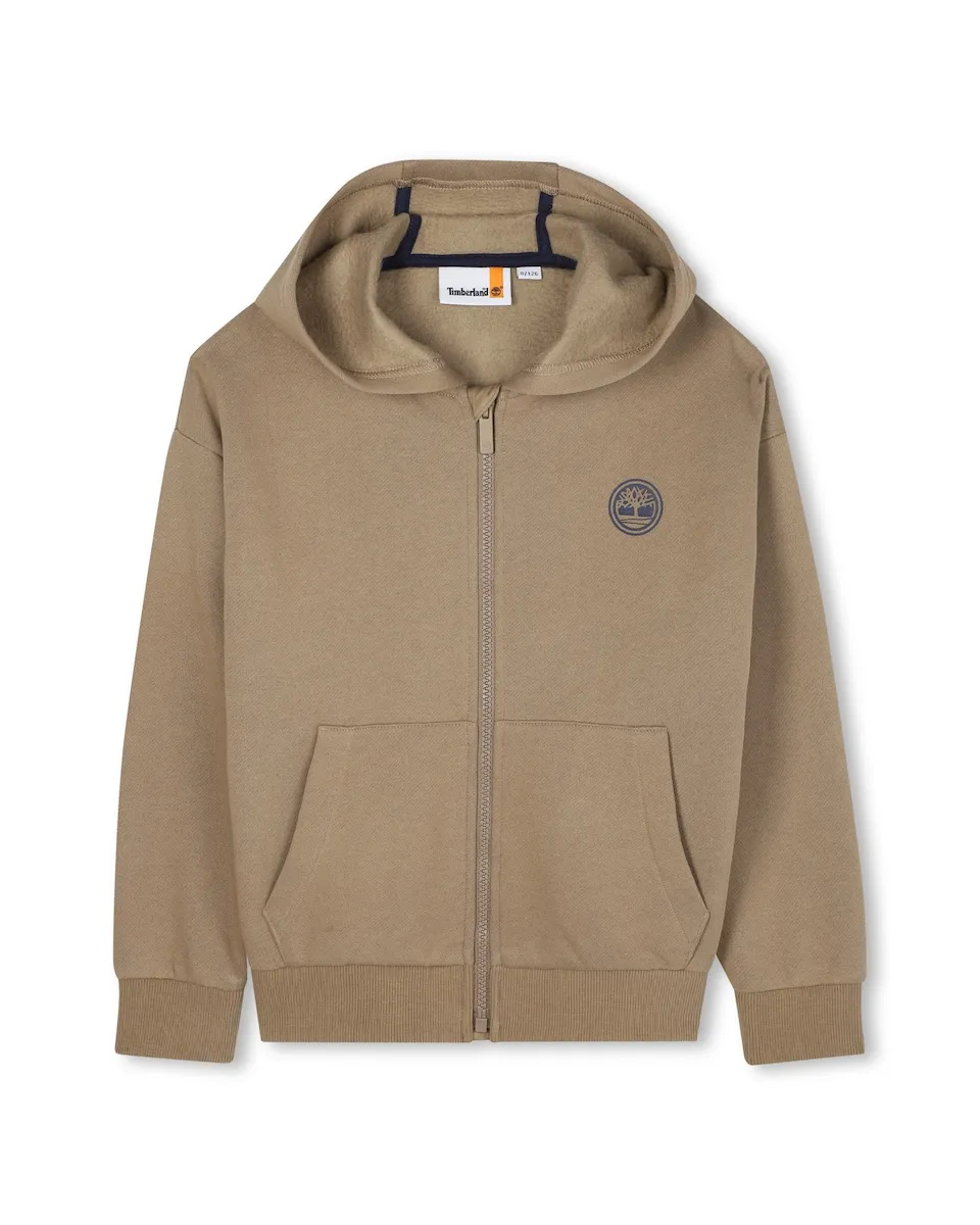 

Детский свитер с длинным рукавом Timberland, хаки