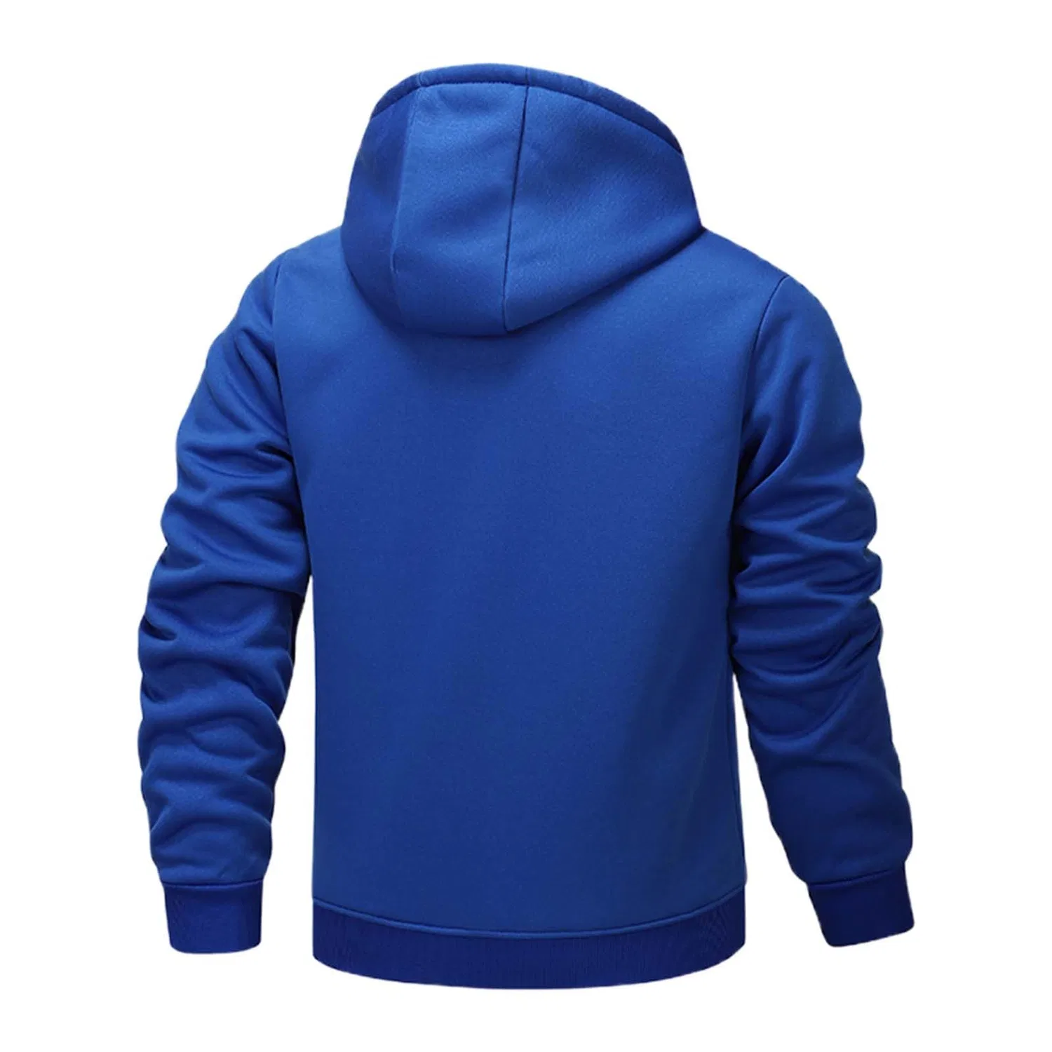 Мужской свитшот с капюшоном и молнией Work Heavy Lined Windproof, 3-sky Blue — фото 3