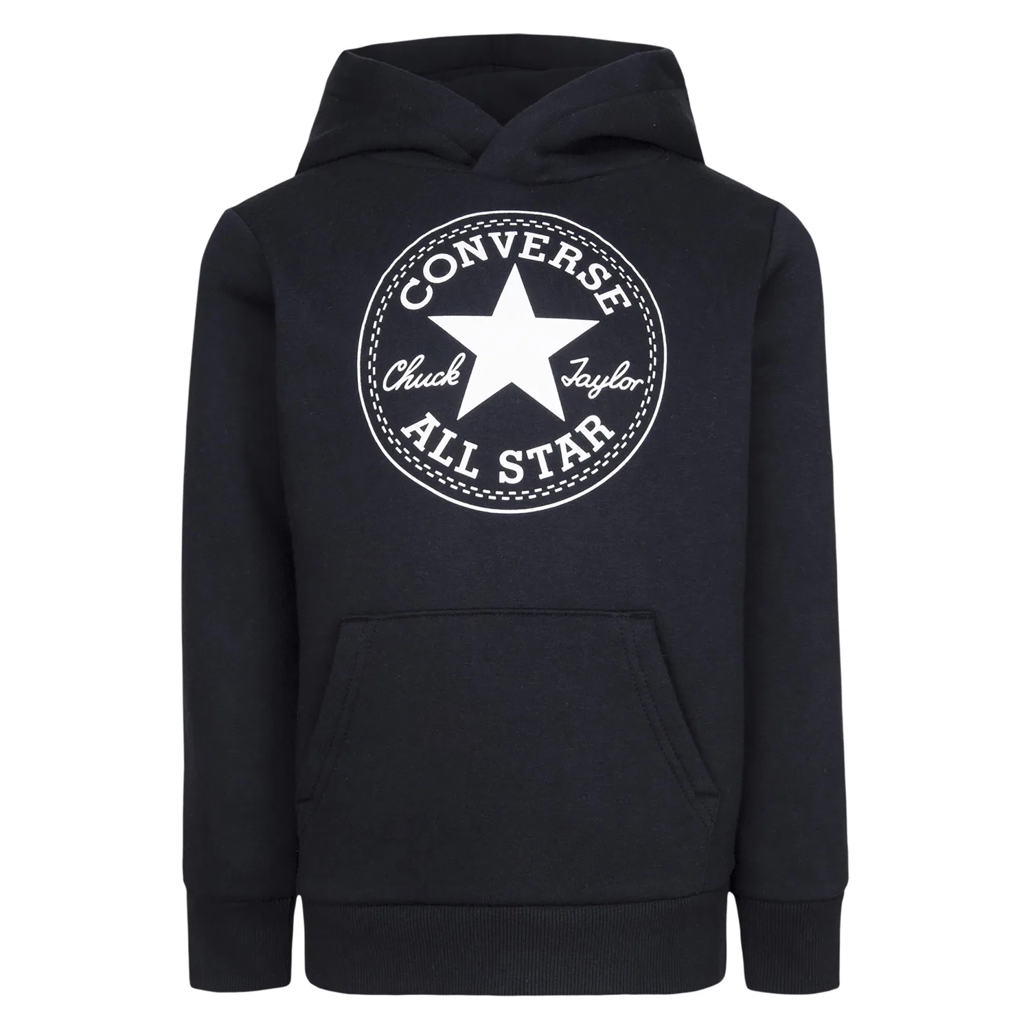 Детский свитшот с капюшоном Converse Ctp, Schwarz