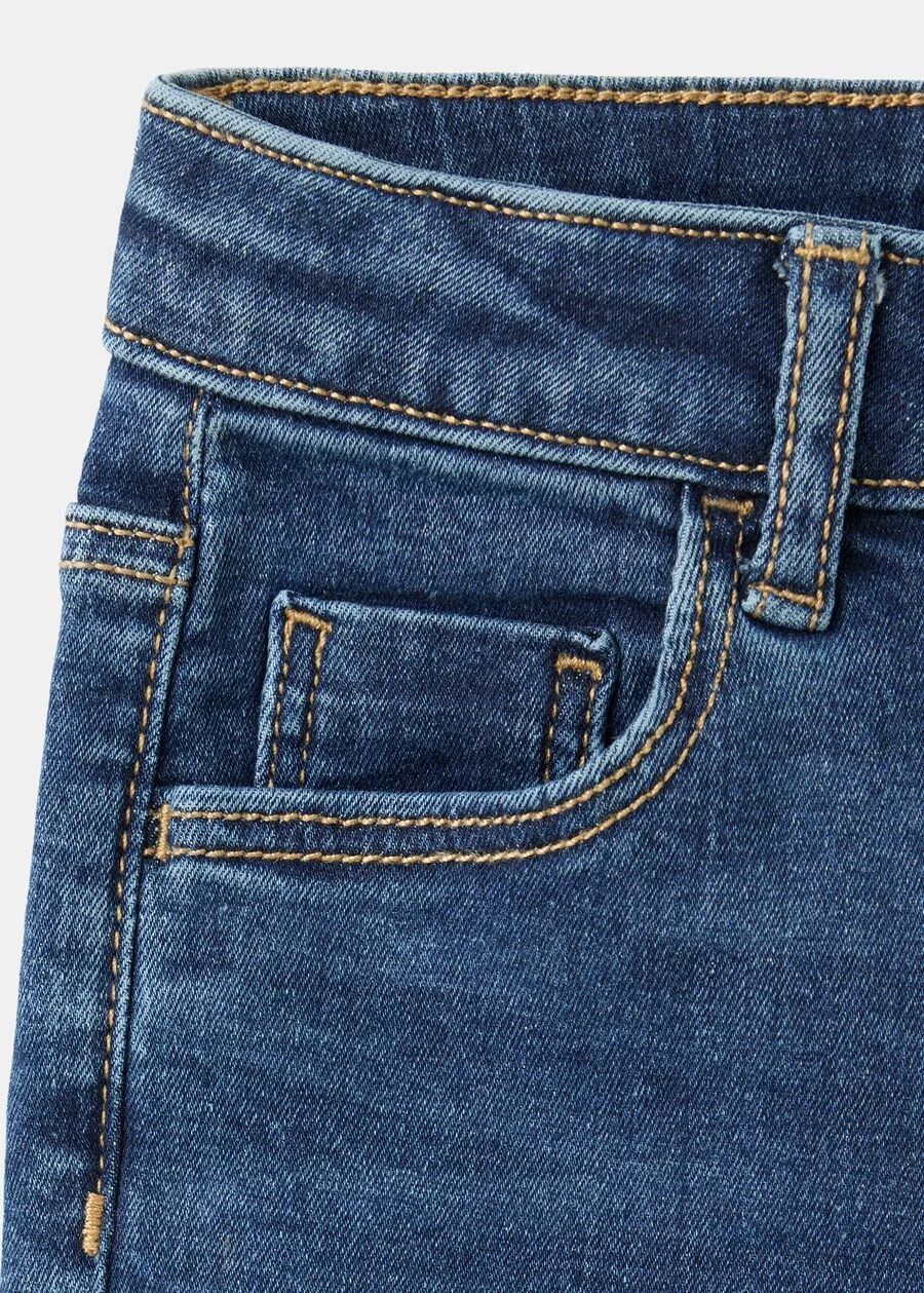 Детские джинсы MANGO KIDS Regular Jeans 'DIEGO' синего цвета — фото 4
