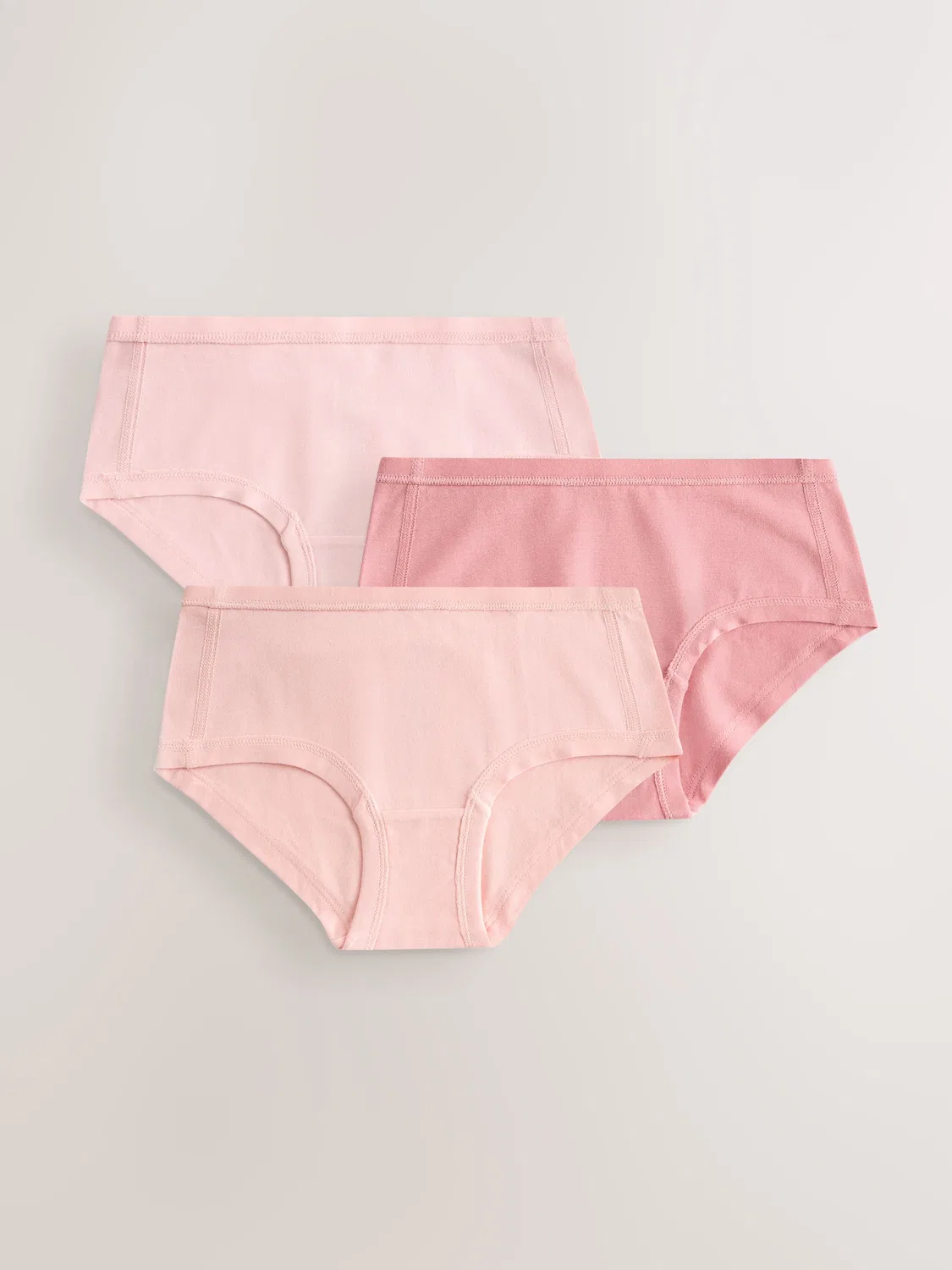 Трусы Pink Kind To Skin Briefs 3 Pack Next, розовый