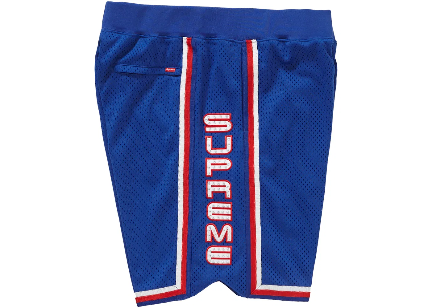 Мужские шорты с принтом Supreme, Royal — фото 2