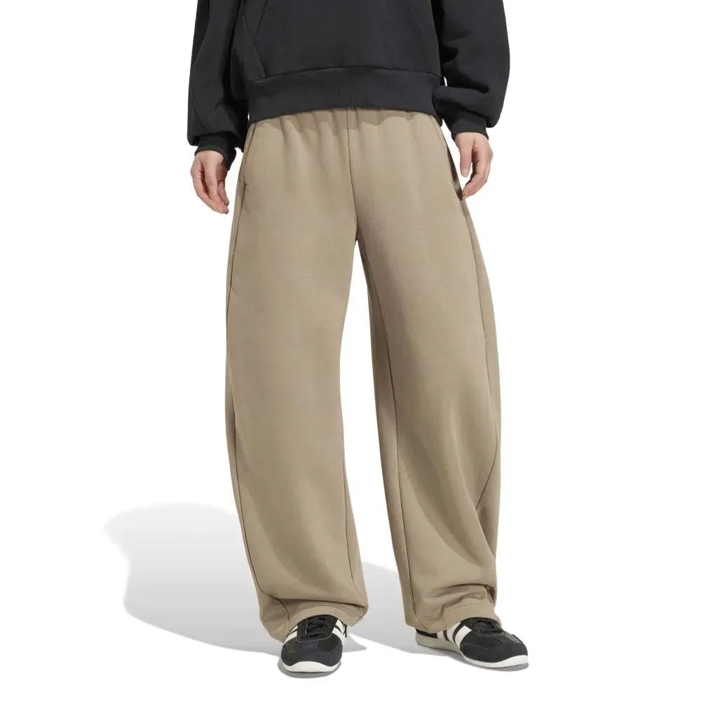 Джоггеры флисовые Adidas Essentials Contemporary Fleece Barrel, бежевый