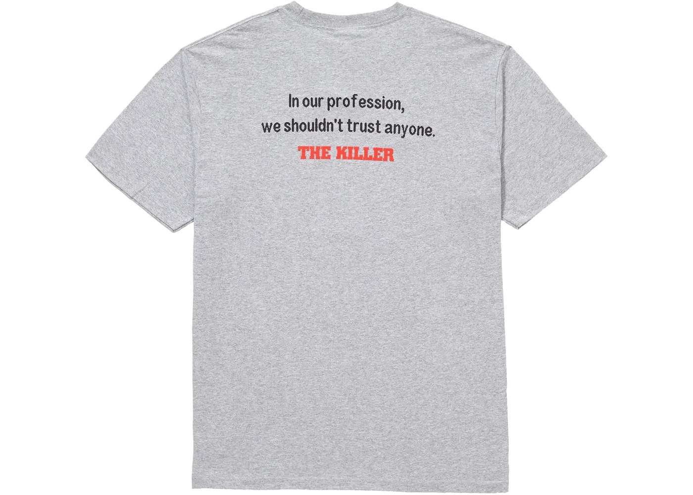 Мужская футболка с принтом The Killer Trust Tee Supreme, Heather Grey — фото 2