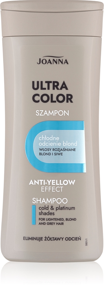 

Ультрацветный очищающий и питательный шампунь для светлых волос Joanna, 200 мл