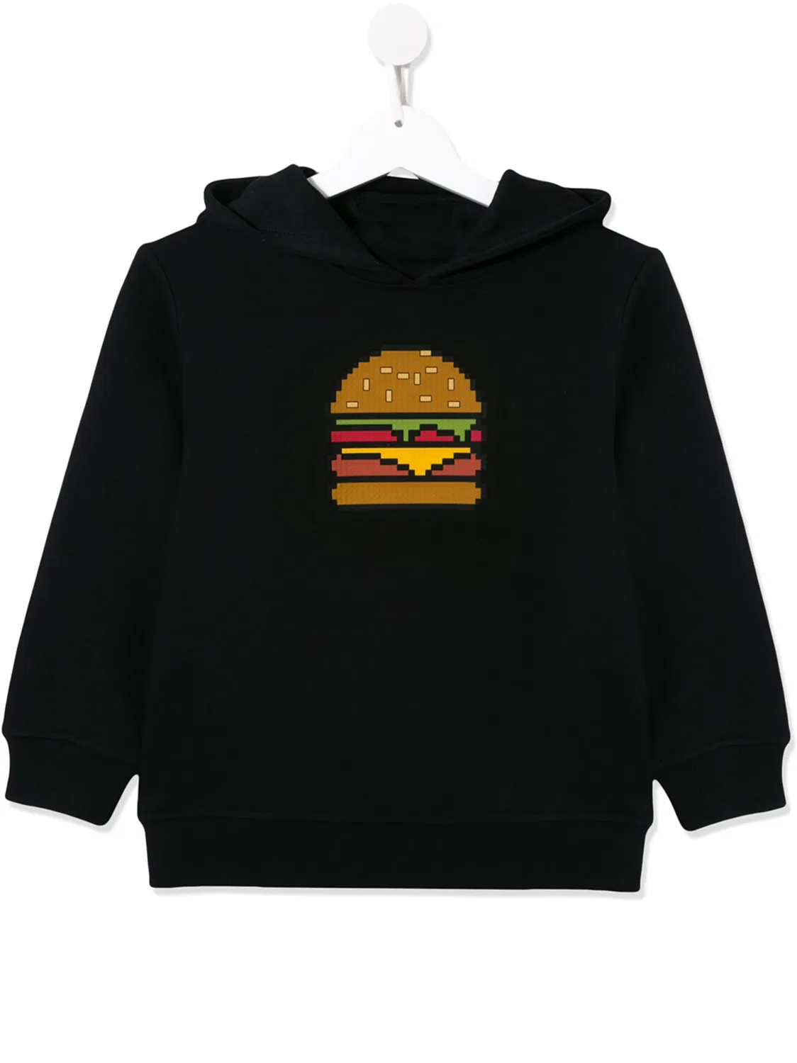 Mostly Heard Rarely Seen 8-Bit Черное худи с принтом «Burger»