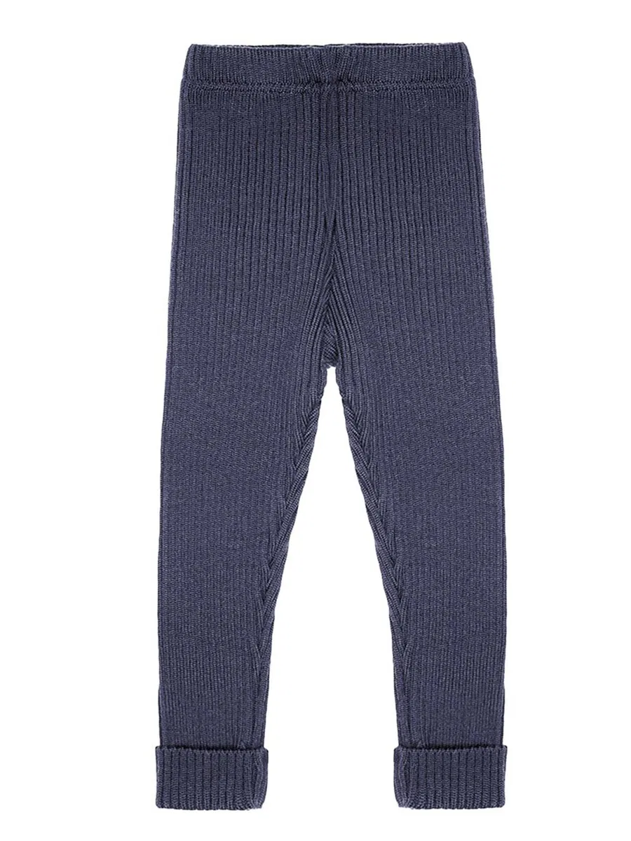 Брюки MAXIMO Regular 'MINI-Leggings, Rippstrick' синего цвета
