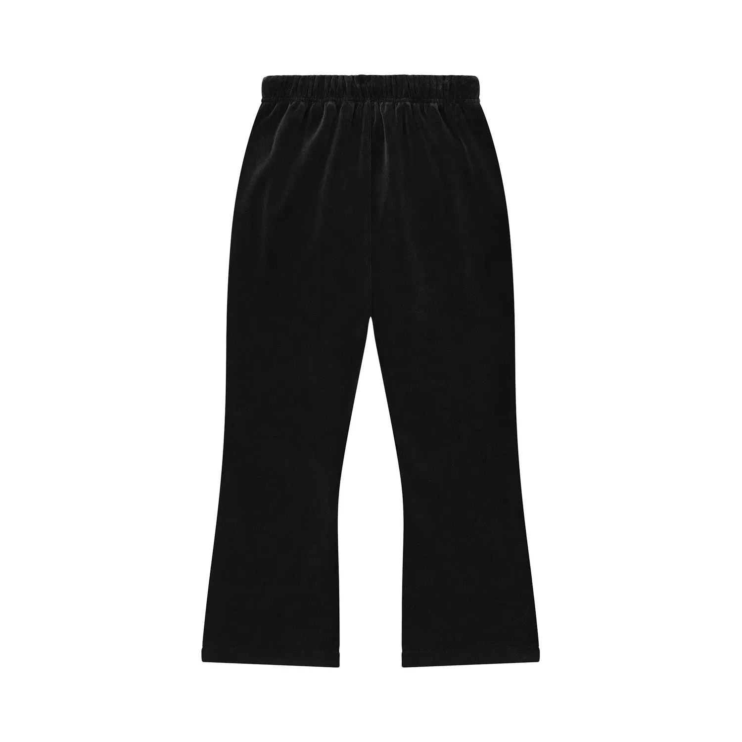 Спортивные брюки-клеш из велюра Fear of God Essentials, черный — фото 2