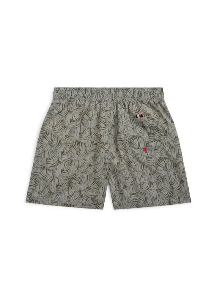 Шорты для плавания с принтом Original print mid length Tommy Hilfiger, зеленый — фото 3