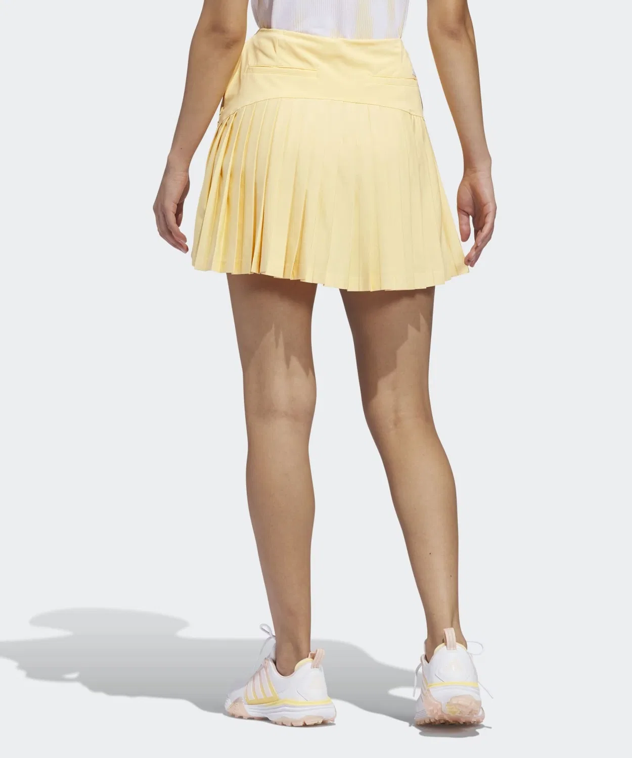 Женская юбка-шорты с плиссировкой Ultimate 365 Tour Pleat Skort Adidas, Yellow — фото 2