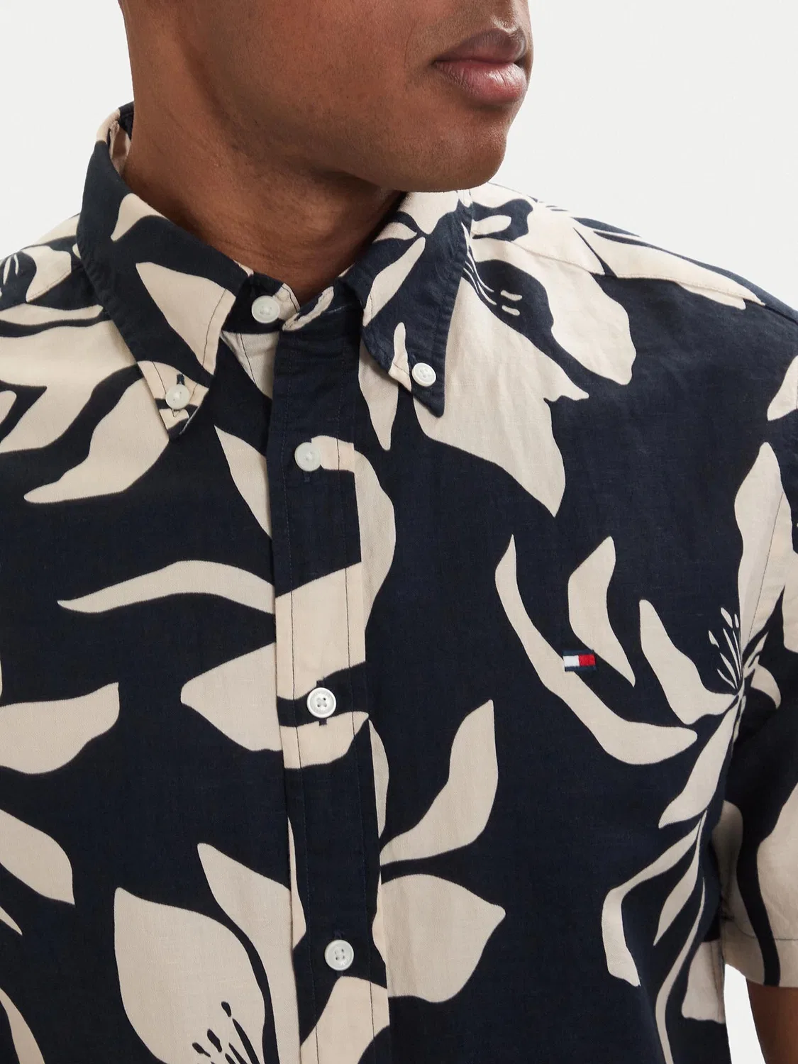 Мужская рубашка стандартного кроя Tommy Hilfiger, темно-синий — фото 4