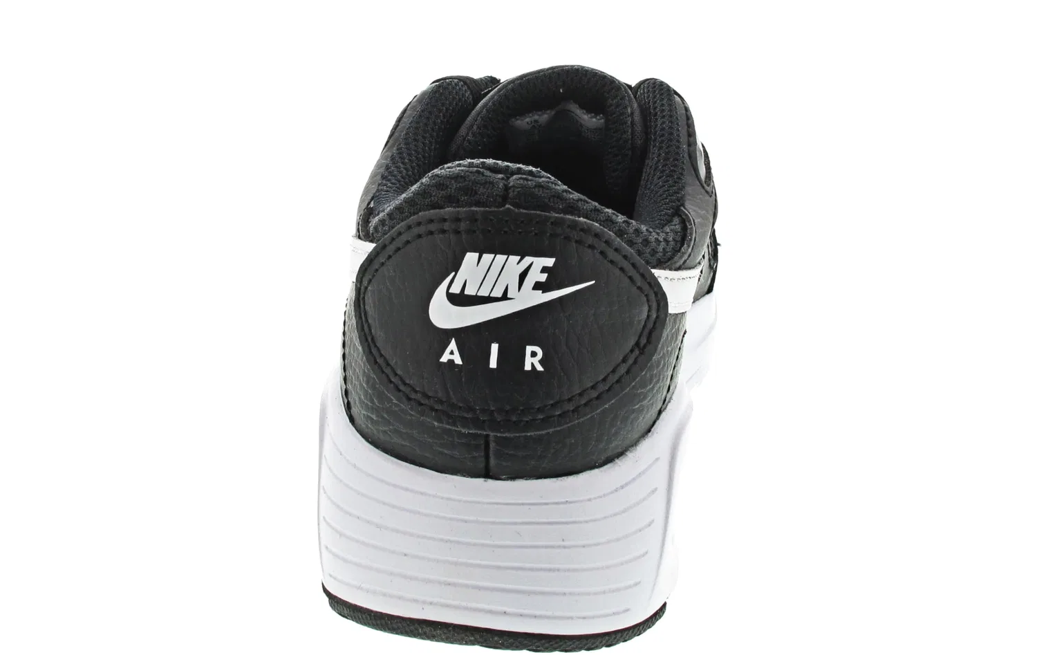 Детские кроссовки для мальчиков с шнуровкой Air Max Sc NIKE, Black White Black — фото 2