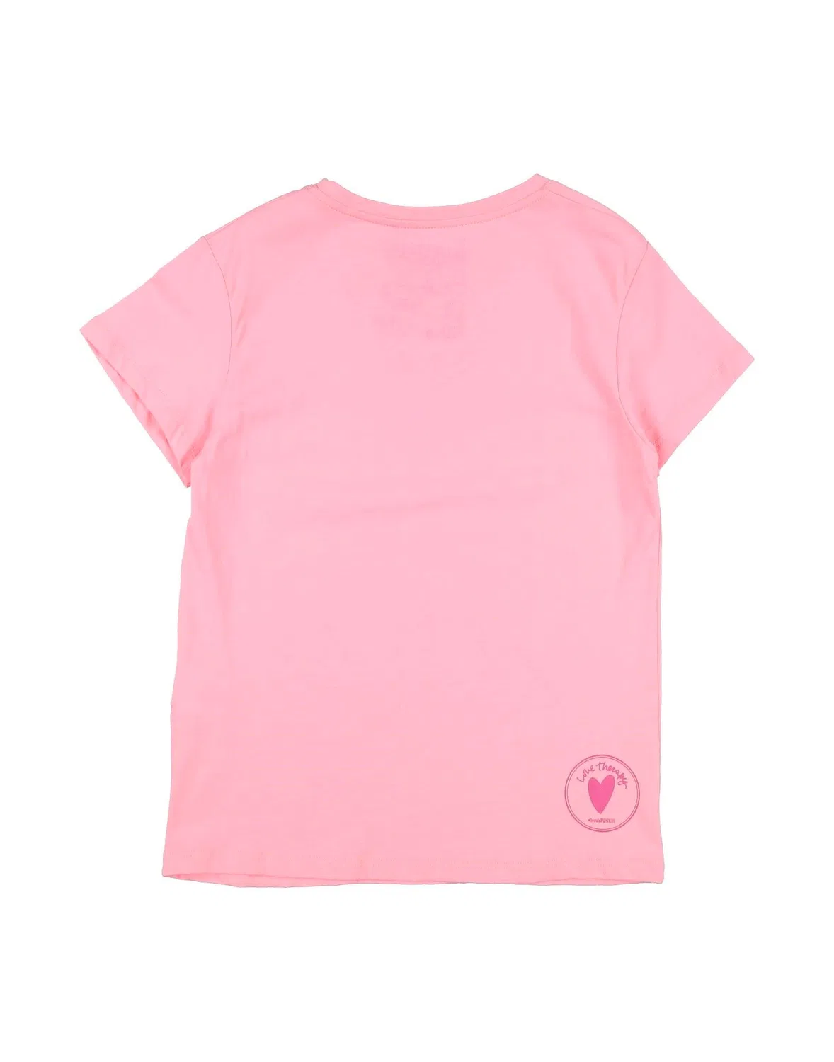 Детская футболка для девочек хлопковая Love Therapy, Light Pink — фото 2