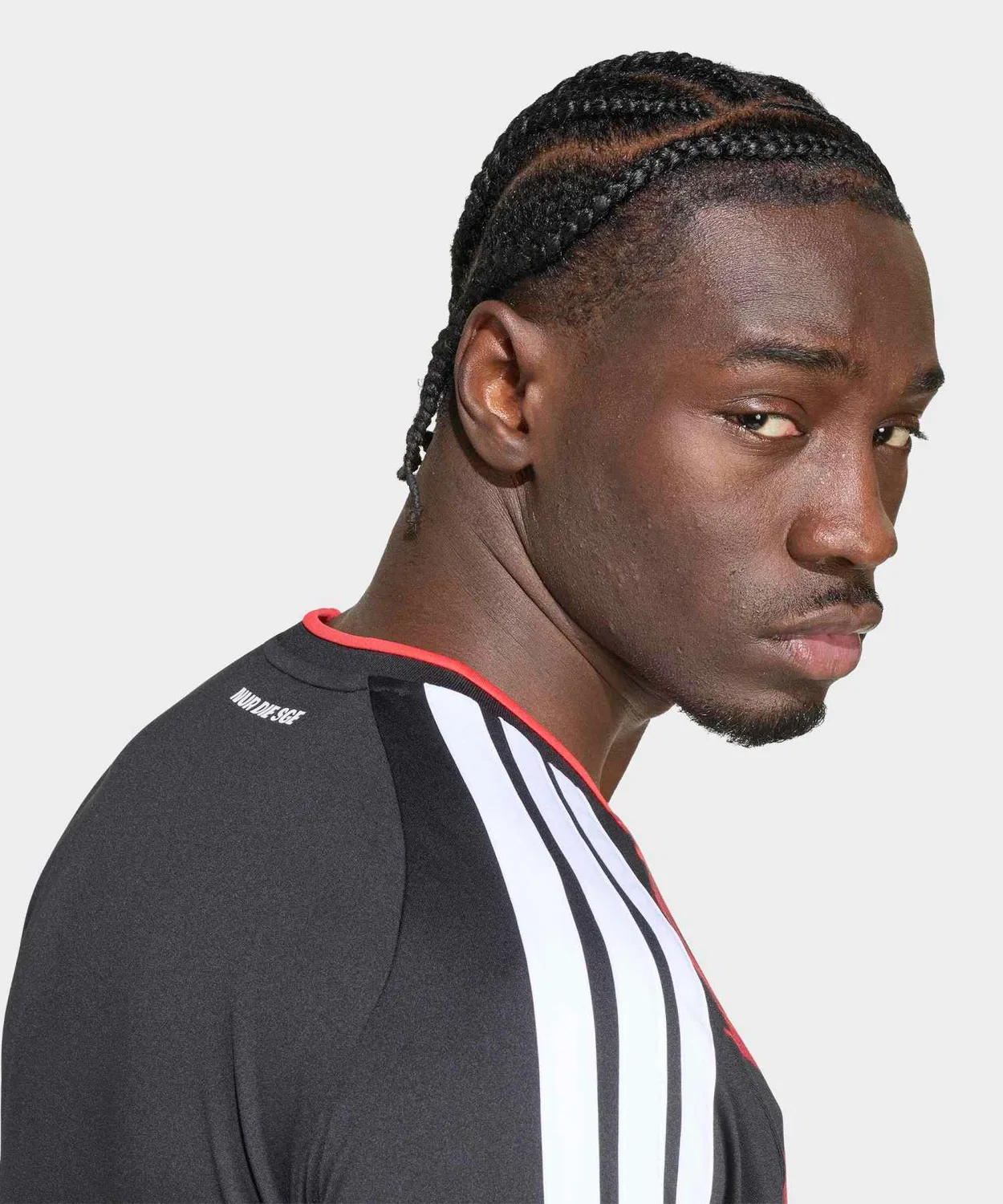 Мужская футболка с принтом Eintracht Frankfurt 26/27 Home Uniform Adidas, Red — фото 4