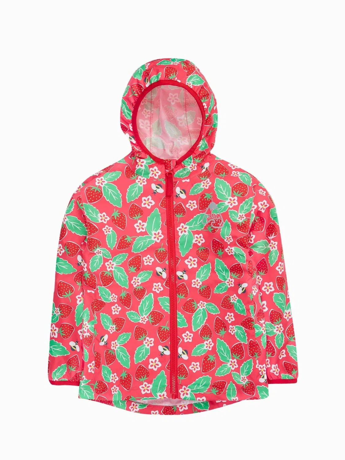Куртка водонепроницаемая с динозаврами Frugi, розовый — фото 2