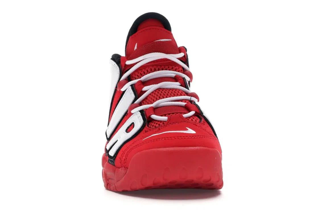 Детские кроссовки с массивным дизайном Nike Air More Uptempo Nike, University Red/Black-Summit White-White — фото 2