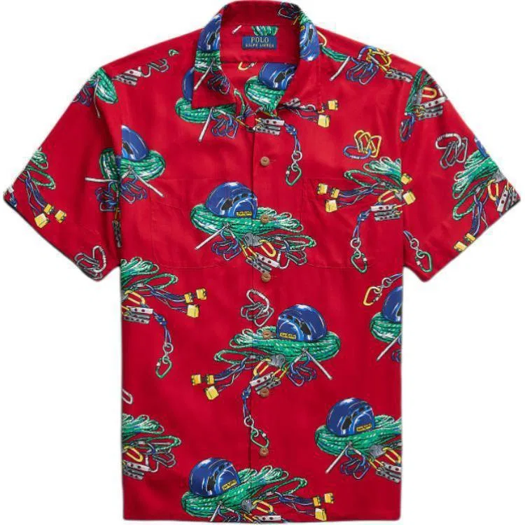Мужская рубашка с коротким рукавом SS24 Shirt Polo Ralph Lauren