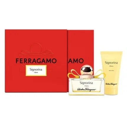 Парфюмерный набор Salvatore Ferragamo Signorina Libera, EdP 50ml + Body Lotion 50ml