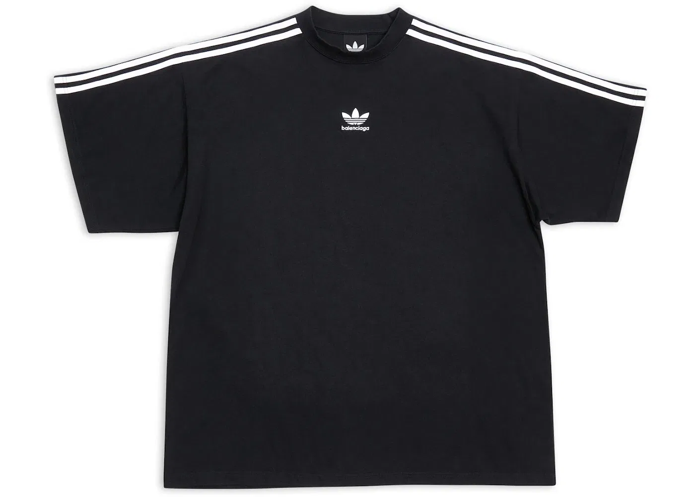 Детская футболка оверсайз Balenciaga x Adidas Oversized, Black