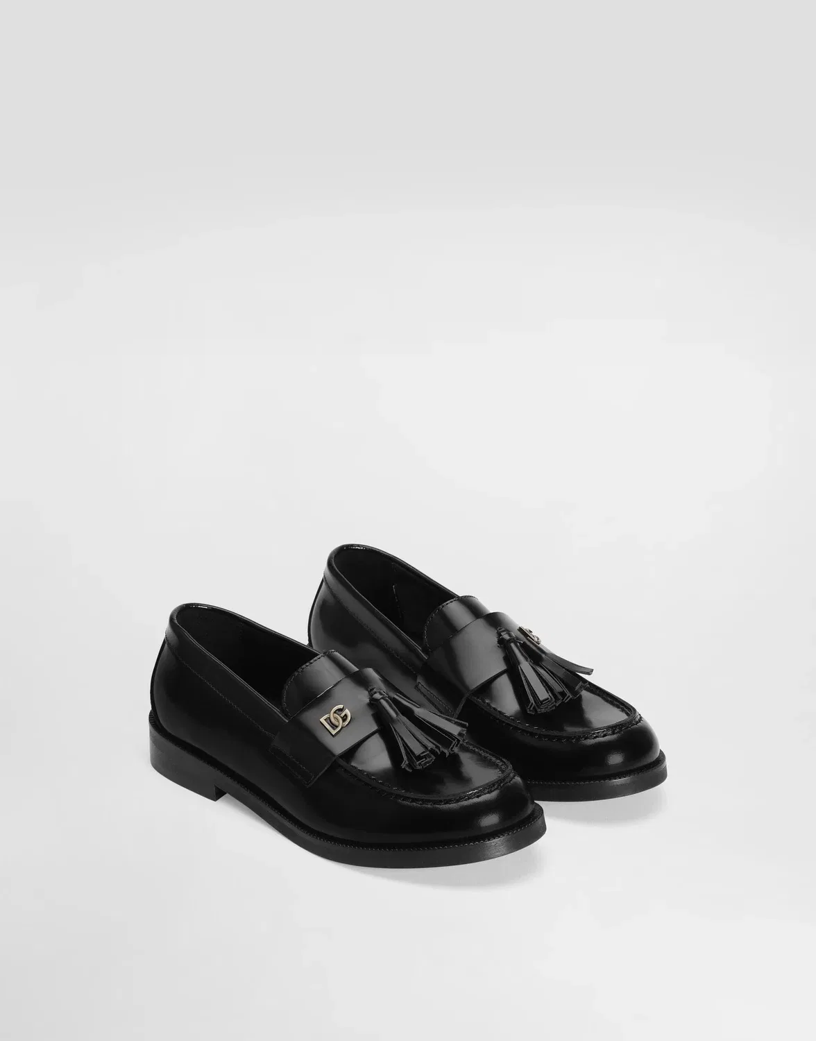 Лоферы из телячьей кожи Dolce & Gabbana, черный — фото 2