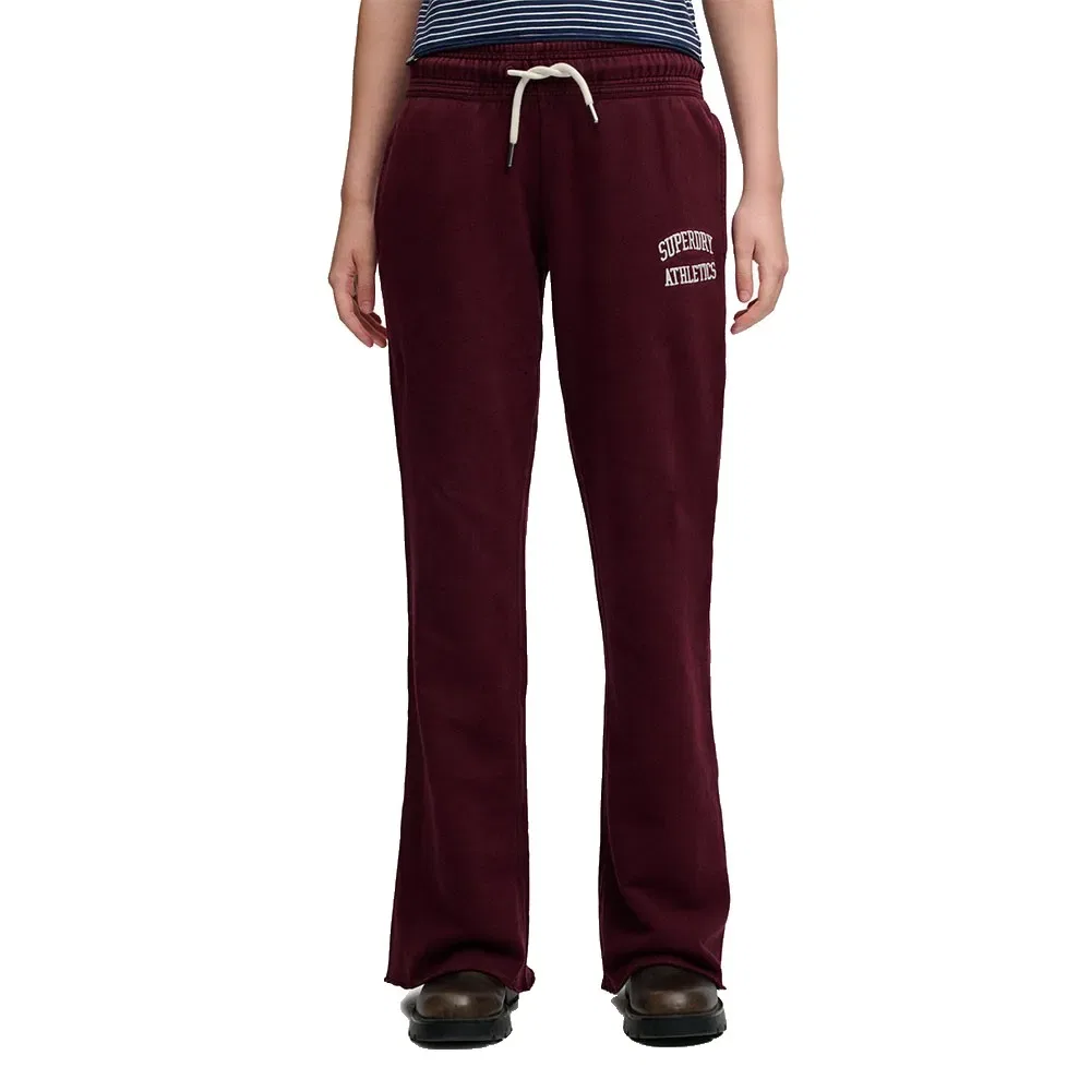 Женские спортивные джоггеры с вышивкой Athletic Embroidered Flare Superdry, Red