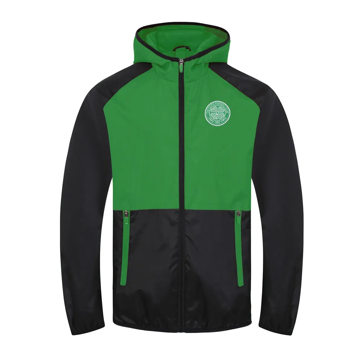 Детская ветровка Kids shower jacket windbreaker Celtic Fc, Black