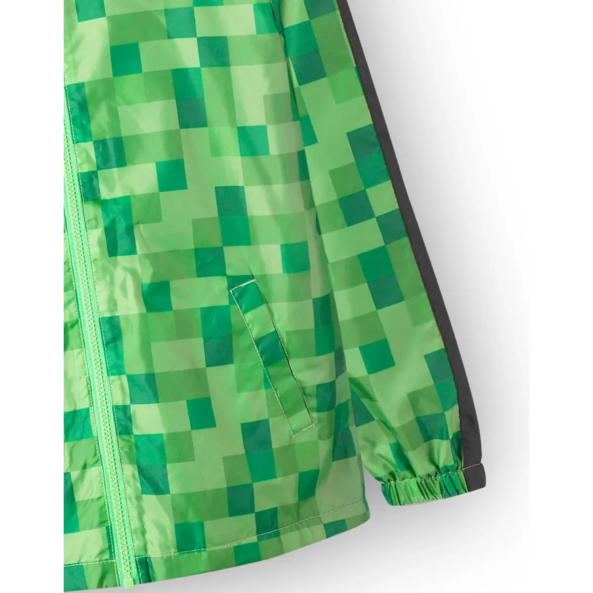Детская куртка с длинным рукавом Creeper Minecraft, Green — фото 2