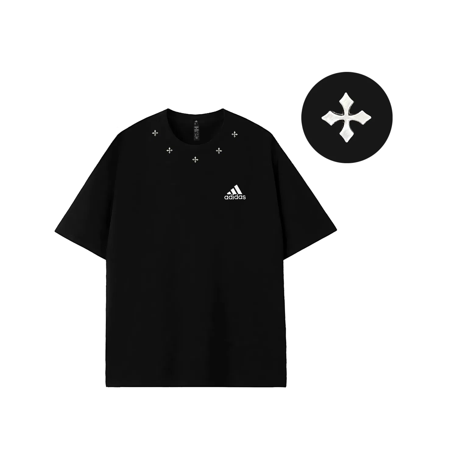 Футболка с принтом Adidas MUST HAVES, Black — фото 4