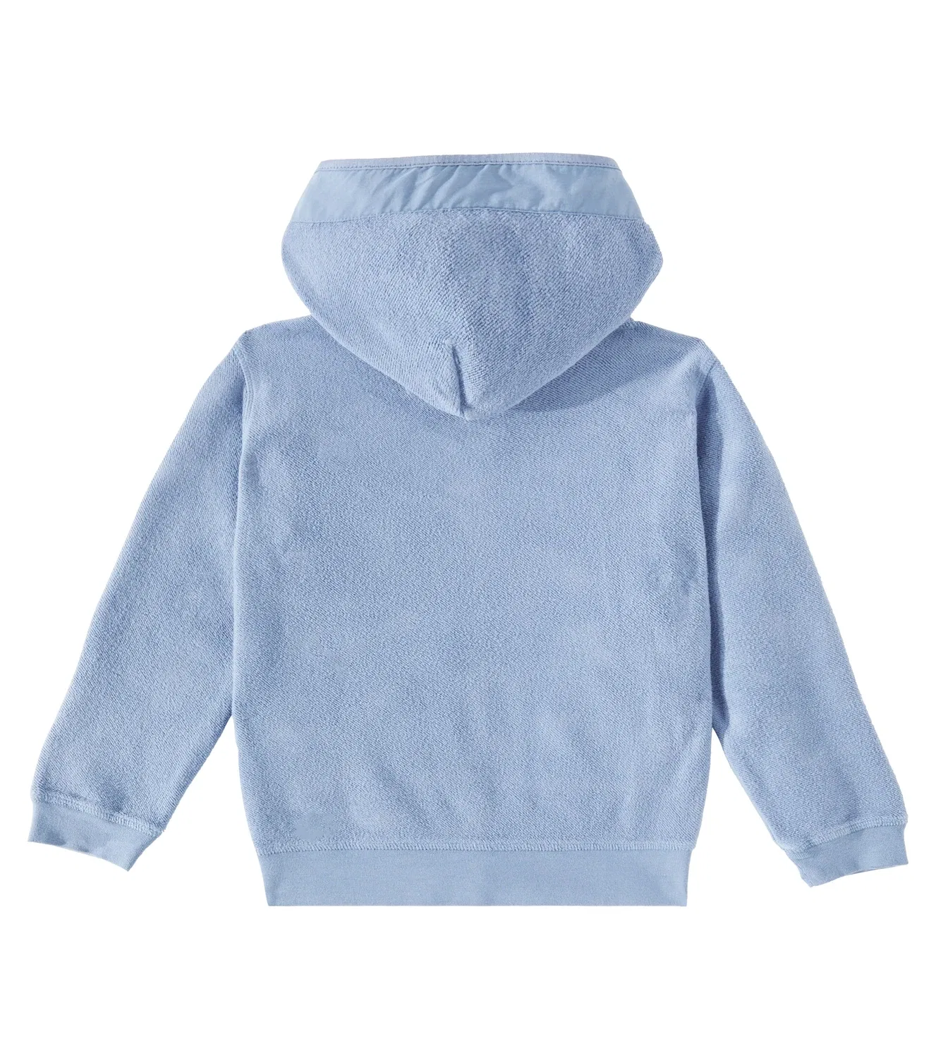 Худи из махрового хлопка с капюшоном C.P. Company Kids, синий — фото 4