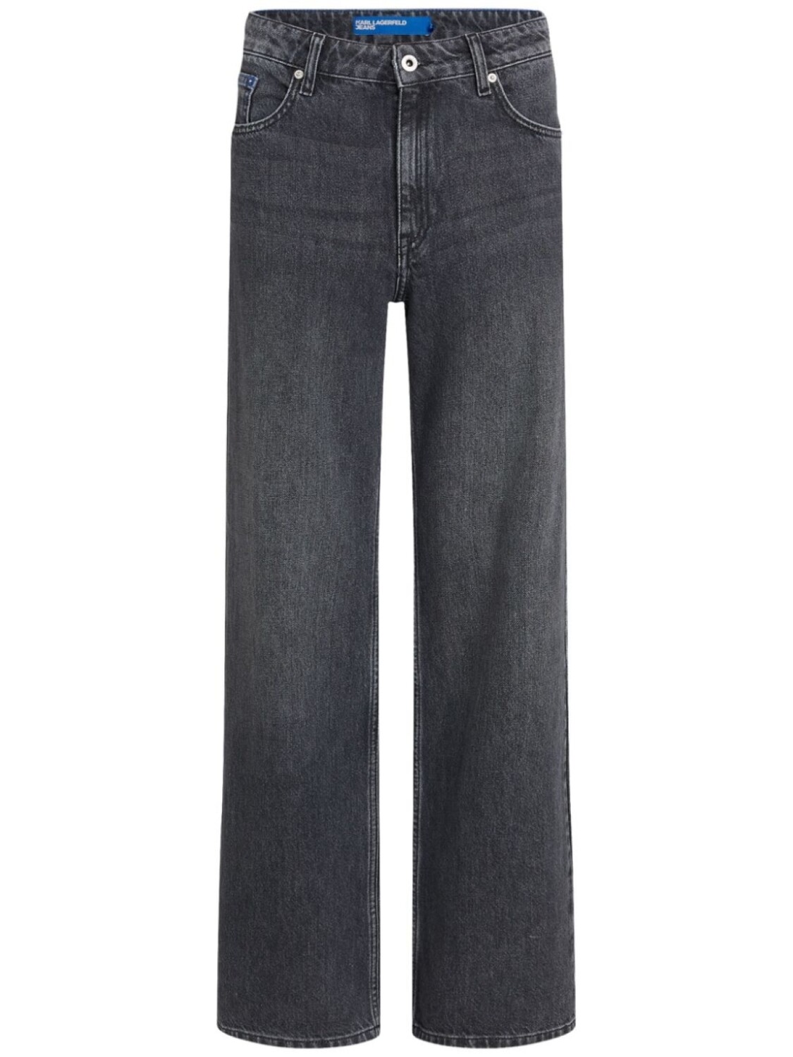 

Karl Lagerfeld Jeans джинсы прямого покроя со средней посадкой, серый
