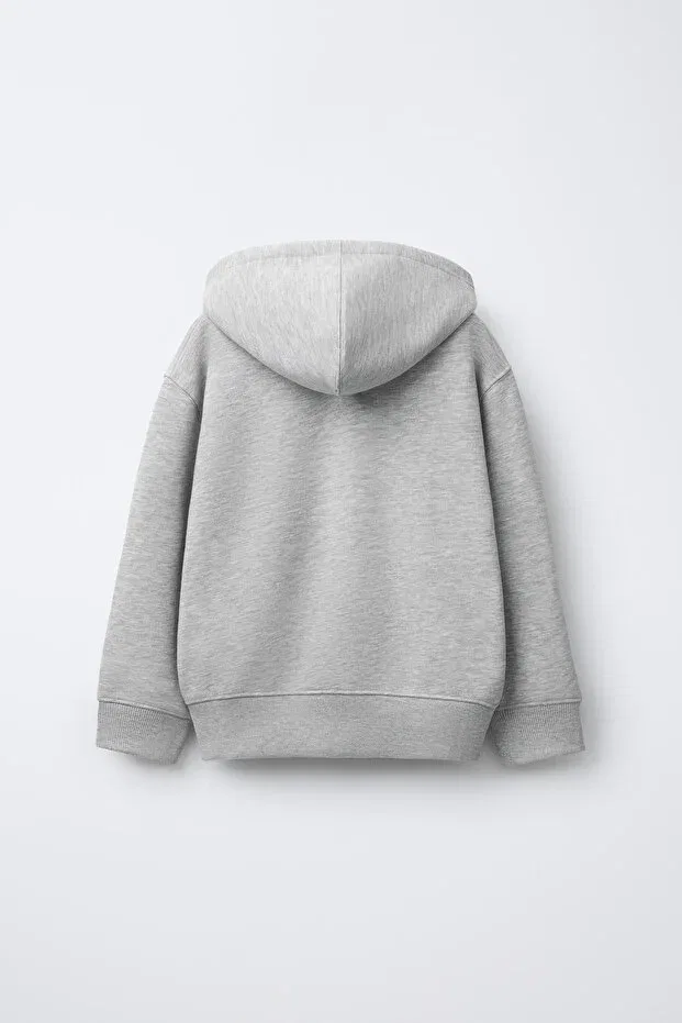 Детский кардиган на молнии с капюшоном Basics C.C.L. Coccolin Kids Baby Clup, Gray — фото 2