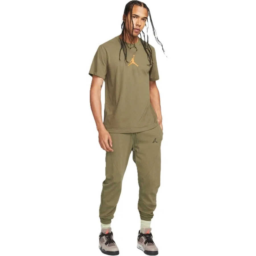 Футболка с графическим принтом Jordan Jumpman Dri-FIT Crew Nike, Зеленый — фото 4