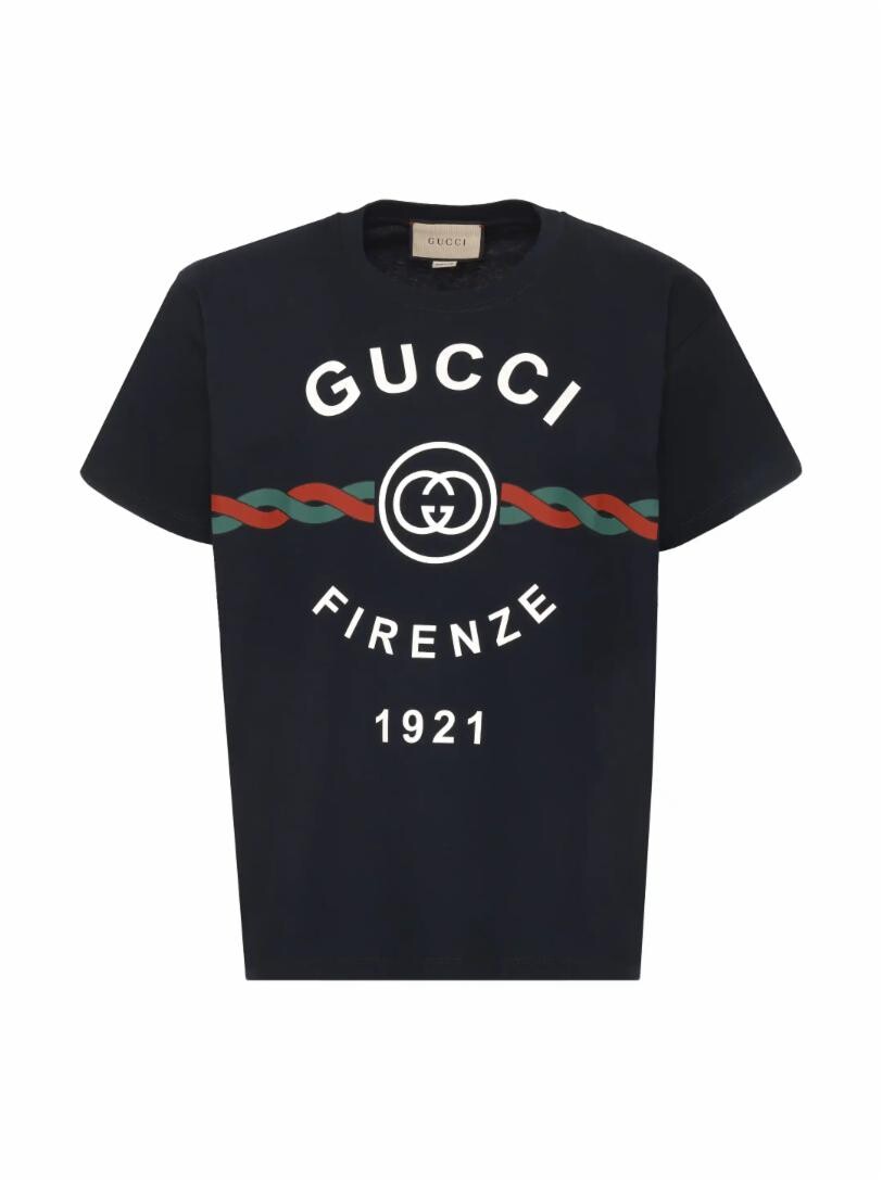

Футболка Gucci Firenze 1921 Gucci, Черный, Футболка Gucci Firenze 1921 Gucci
