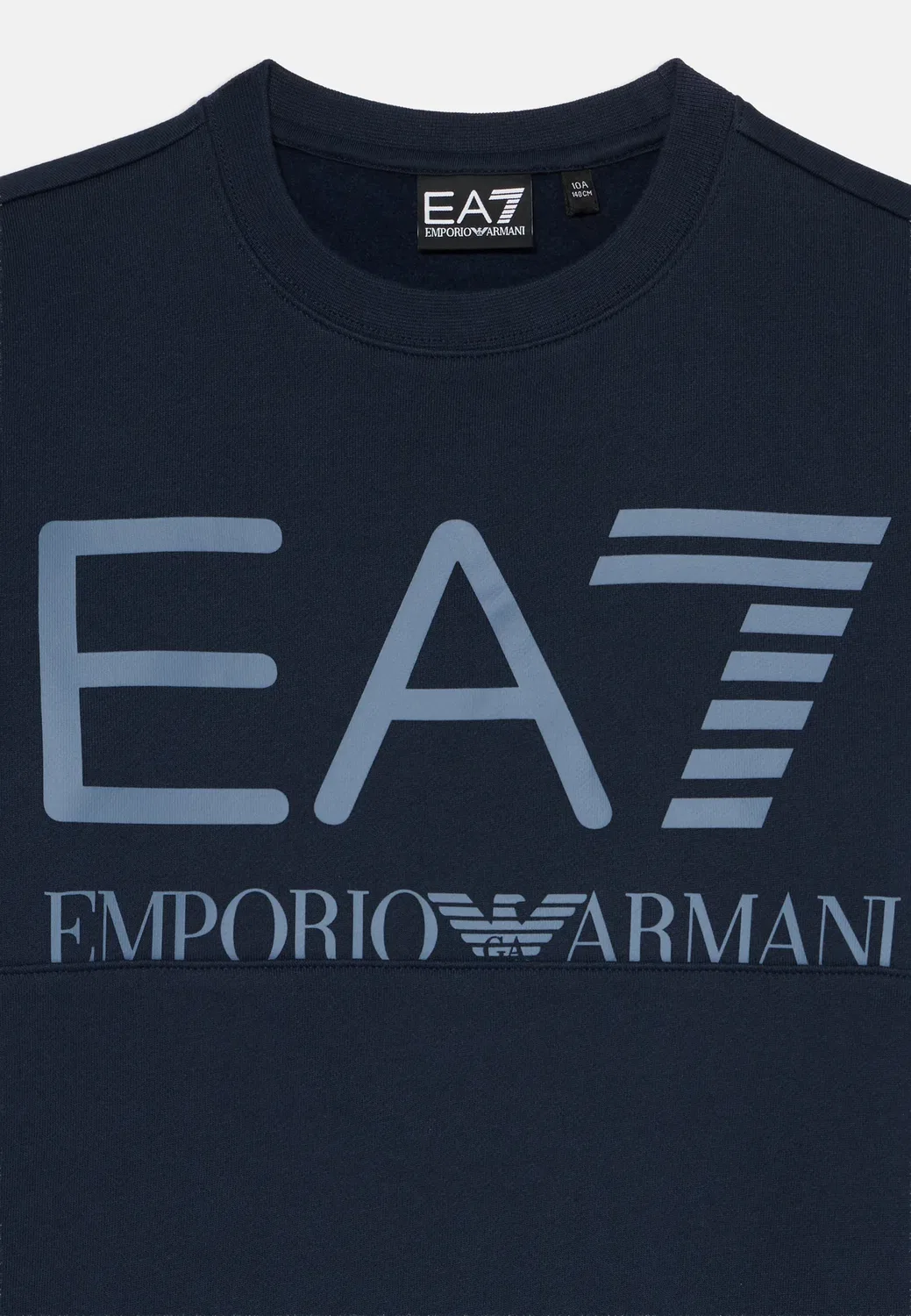 Толстовка унисекс с логотипом Train Ea7 Emporio Armani, Blue — фото 3