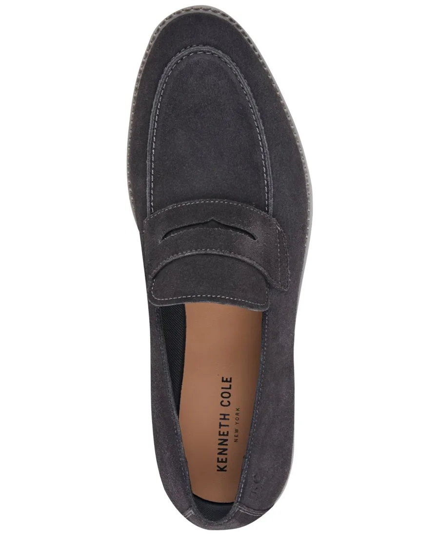 Мужские повседневные лоферы Savon без шнурков Kenneth Cole New York, Charcoal Suede — фото 4