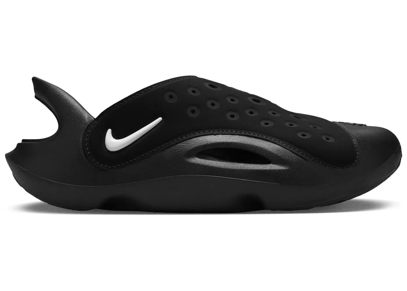 Детские сланцы Nike Aqua Swoosh, Black/Anthracite/White