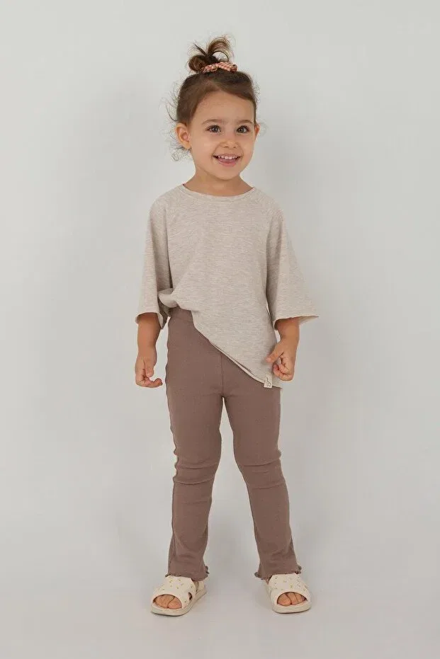 Детские леггинсы для девочек хлопковые Mioma Kids, Brown