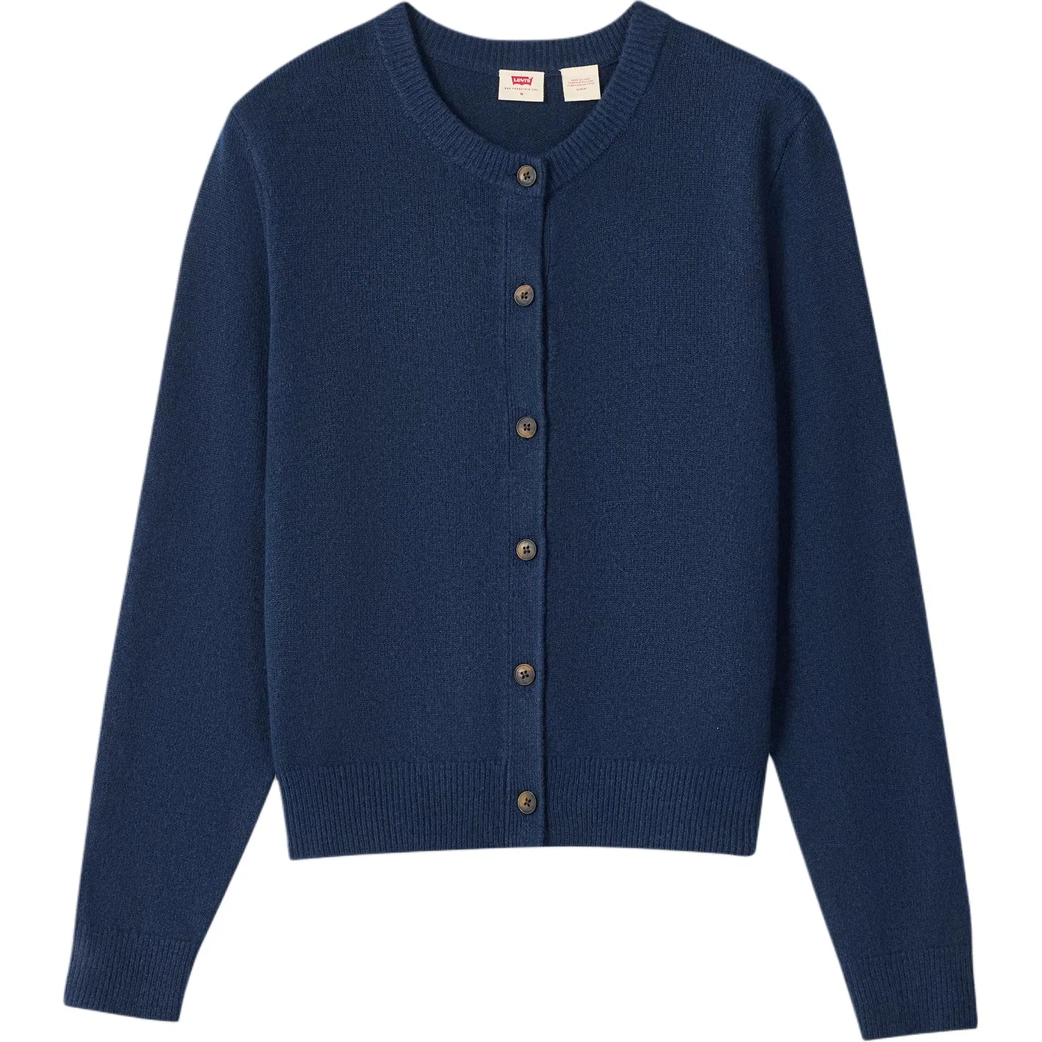 Женский джемпер темно-синий с круглым вырезом Levis, Dark Blue