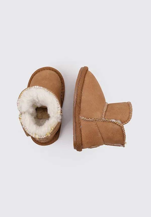 Ботинки с теплым утеплителем Baby shoes Osito By Conguitos camel, коричнево-бежевой — фото 3