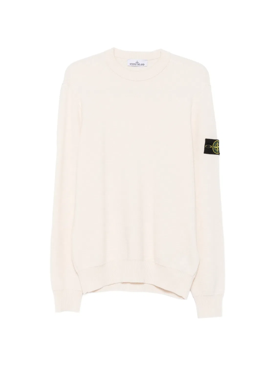 Stone Island Свитер с нашивкой, нейтральные тона