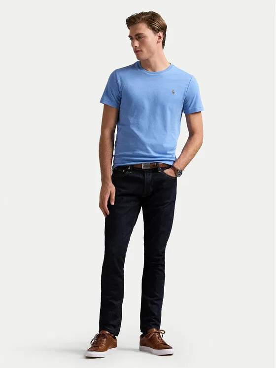 Футболка slim fit Polo Ralph Lauren, синий — фото 2