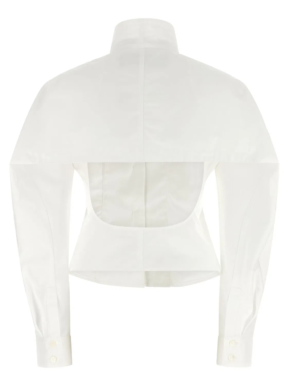 Рубашка "La Chemise Tulipe" Jacquemus, белый — фото 2