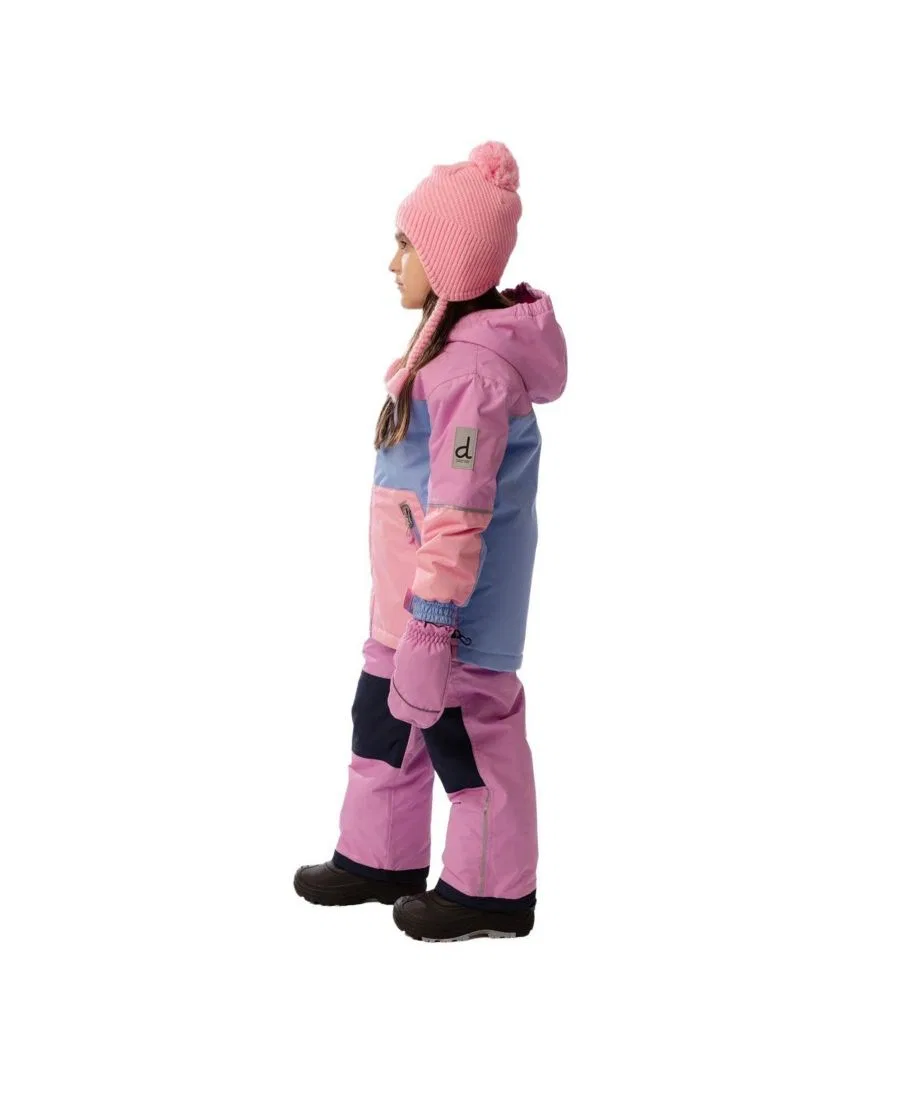 Детский зимний комплект из куртки и полукомбинезона Deux par Deux, Pink Blue And Mauve — фото 2