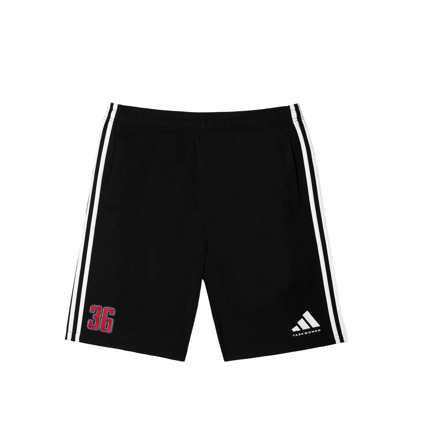 Мужские шорты для тхэквондо с принтом Adidas Taekwondo, Black