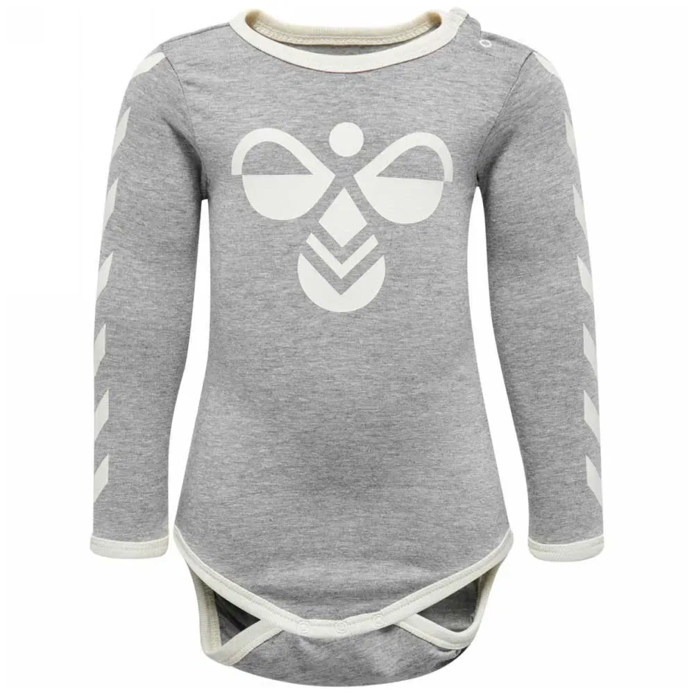 Боди с длинным рукавом Flipperstocking Hummel, серый